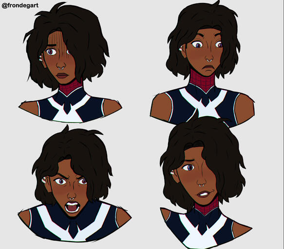 Spidersona Character Design for the Spidersona Fan Zine