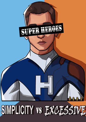 Poster for a Uni Project (Tried to emulate the valorant art style)